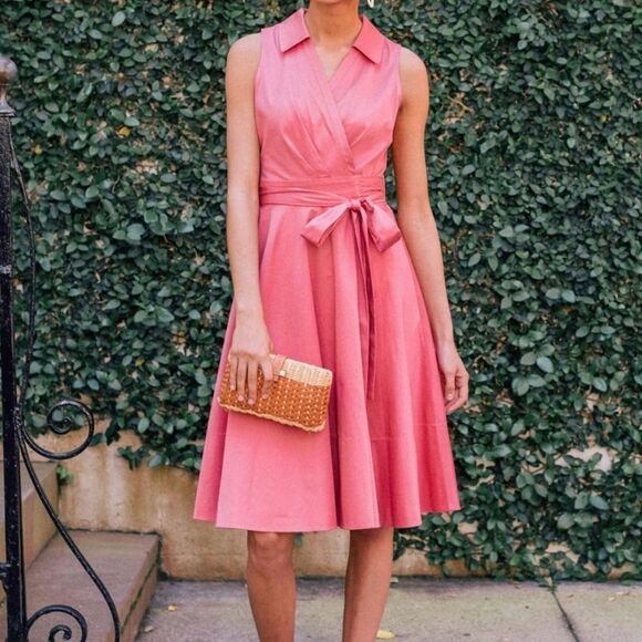 Gal Meets Glam Heather Dress in Rosemist Pink Sz 18 - Picture 10 of 10